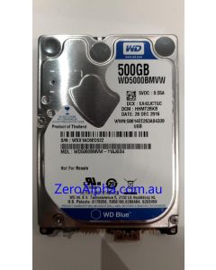 WD5000BMVW-11AJGS4 Western Digital, DCM: HHM12BKB, 28DEC2016 Data Recovery