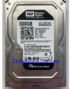 WD5003AZEX-00K1GA0 Western Digital, DCM: EHRNNV2MH, 09SEP2012 Data Recovery