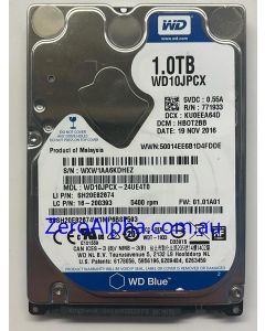 WD10JPCX-24UE4T0 Western Digital, DCM: HBOT2BB, 19NOV2016 Data Recovery