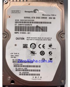 ST9250410AS, 9HV142-020, 0003HPM1, WU, 5VG0 Seagate Data Recovery Donor HDD