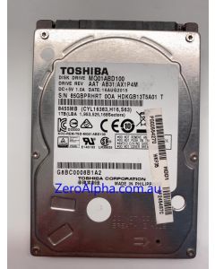 MQ01ABD100 Toshiba Donor Hard Drive AX1P4M, 16AUG2015