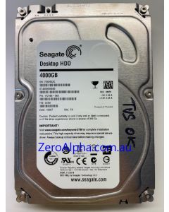 ST4000DM000, 1F2168-568, CC54, TK, Z302 Seagate Data Recovery Donor Hard Drive