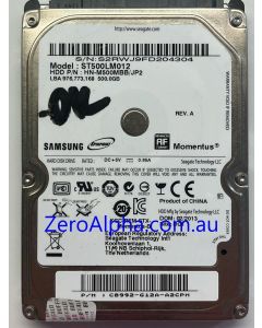 ST500LM012 Samsung Donor Hard Drive, PN: HN-M500MBB, 2AR20003