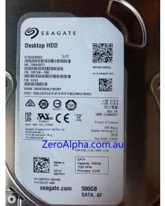 ST500DM002, 1SB10A-500, CC43, TK, Z9AA Seagate Data Recovery Donor Hard Drive