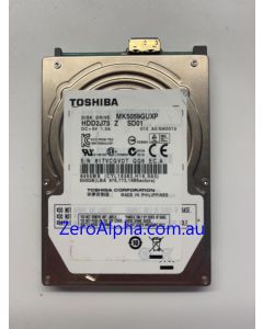 MK5059GSXP Toshiba Donor Hard Drive, HDD2J73, GN001U