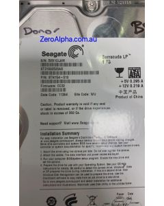 ST31000520AS, 9TN154-510, CC32, WU, 5VX1 Seagate Data Recovery Donor Hard Drive